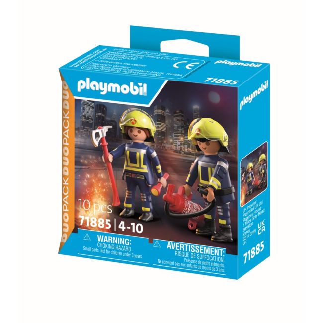 Playmobil - Set 2 figurine pompieri ARTPM71885