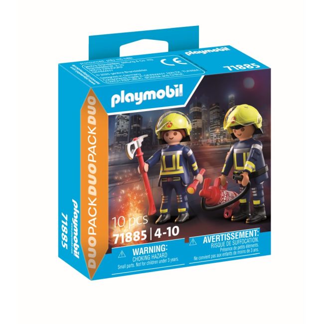 Playmobil - Set 2 figurine pompieri ARTPM71885