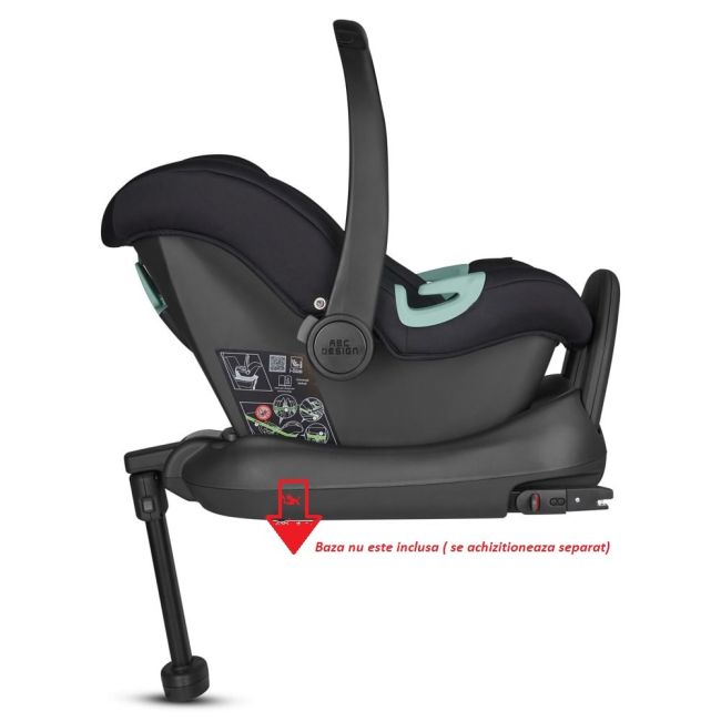 Scaun auto Tulip i-Size 40-85cm Black ABC Design