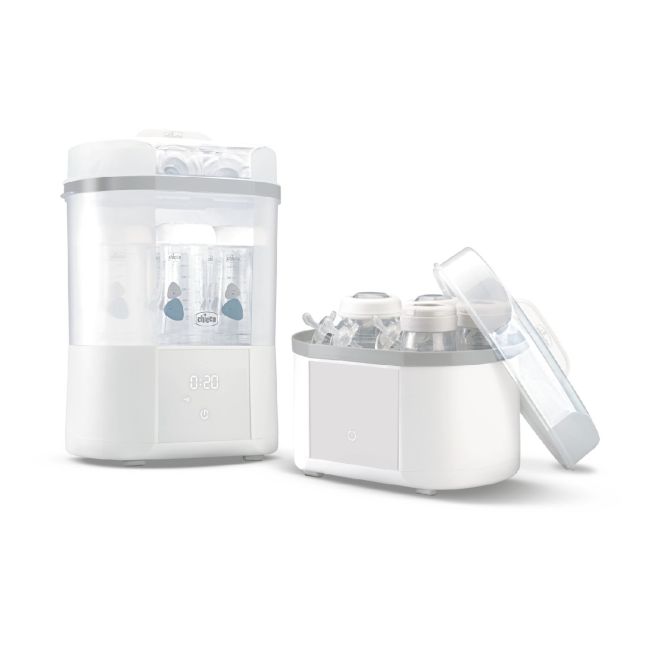 Sterilizator electric digital Chicco cu uscator biberoane si accesorii mici, 0luni+ CHC0739210-7
