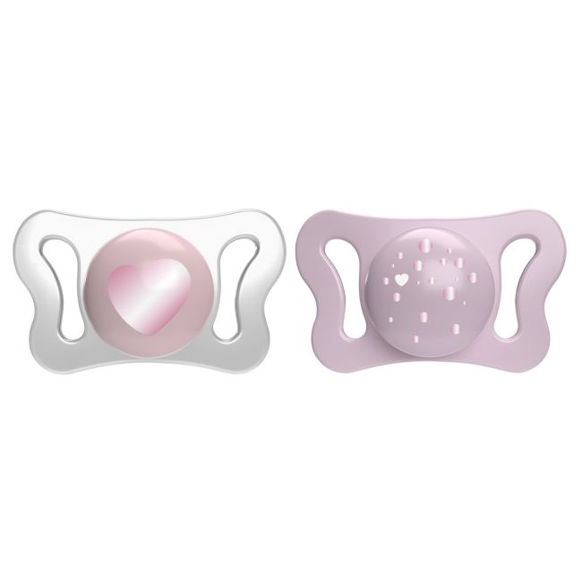 Suzeta Chicco PhysioForma Micro, 2 bucati, pink, 0-2luni CHC75126-7_PINK