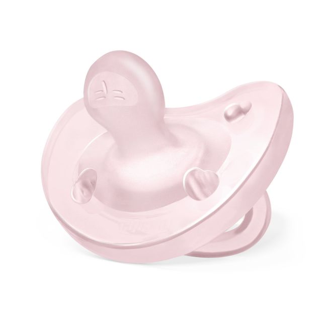 Suzeta anat. Chicco PhysioSoft, s., roz, 0-6luni CHC7309191-7