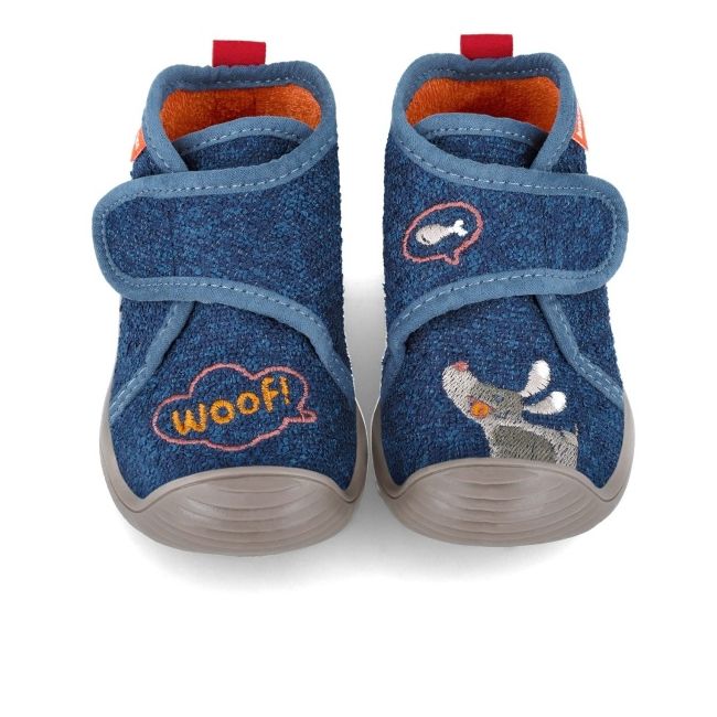 Incaltaminte de interior biomecanics zapatilla woolf, azul 241155-a-20