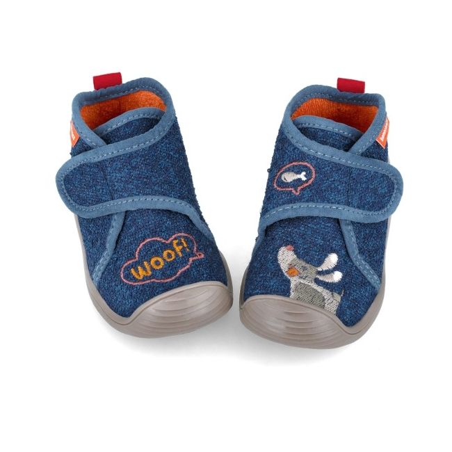 Incaltaminte de interior biomecanics zapatilla woolf, azul 241155-a-20