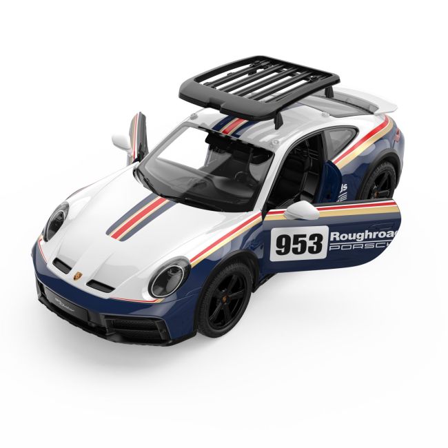 MASINA CU TELECOMANDA PORSCHE 911 DAKAR SCARA 1 LA 14 VIVRas10131