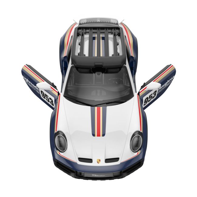 MASINA CU TELECOMANDA PORSCHE 911 DAKAR SCARA 1 LA 14 VIVRas10131