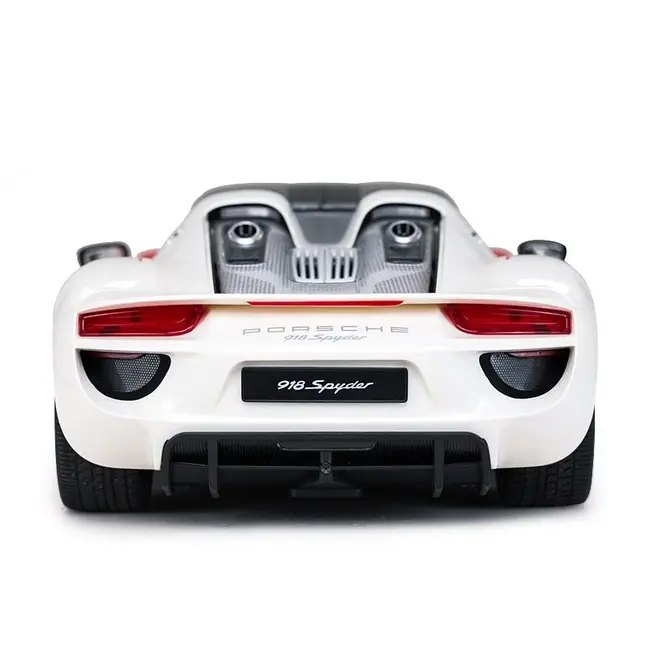 MASINA CU TELECOMANDA PORSCHE 918 SPYDER WEISSACH ALB SCARA 1 LA 14 VIVRas70710_Alb