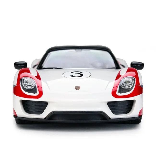 MASINA CU TELECOMANDA PORSCHE 918 SPYDER WEISSACH ALB SCARA 1 LA 14 VIVRas70710_Alb