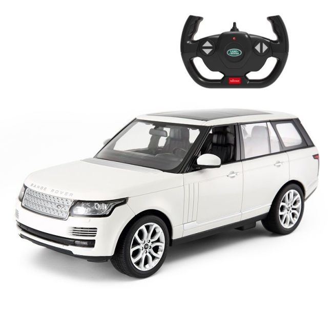 MASINA CU TELECOMANDA RANGE ROVER ALB SCARA 1 LA 14 VIVRas49700_Alb