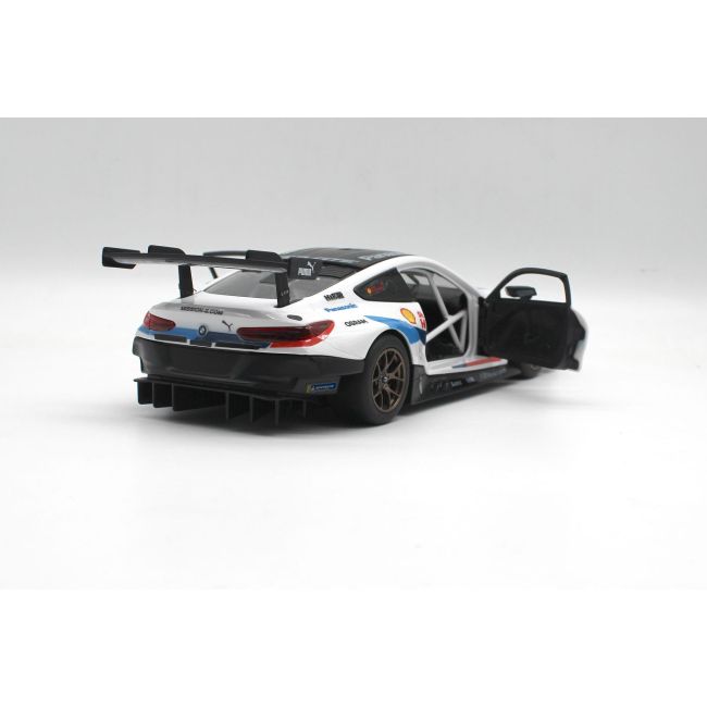 MASINUTA CONSTRUIBILA CU TELECOMANDA BMW M8 GTE SCARA 1 LA 18 VIVRas97200
