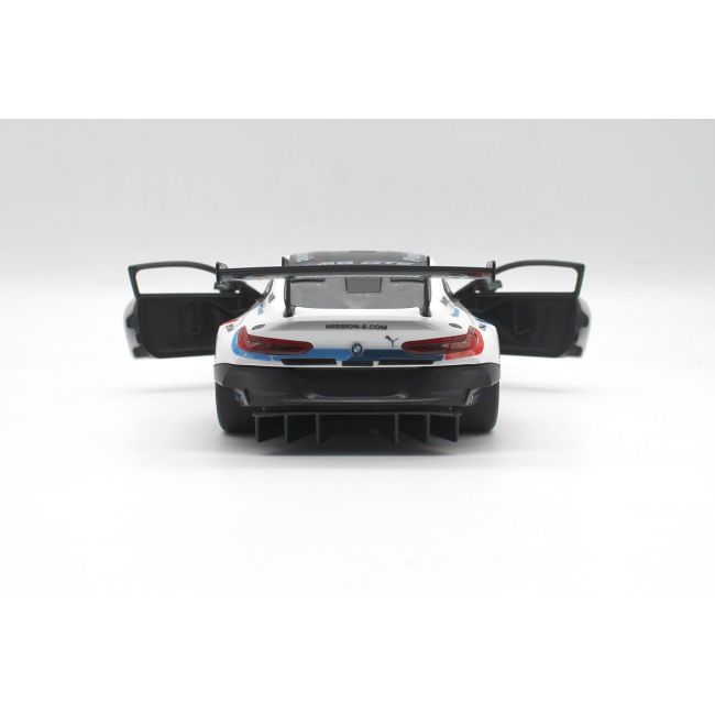 MASINUTA CONSTRUIBILA CU TELECOMANDA BMW M8 GTE SCARA 1 LA 18 VIVRas97200