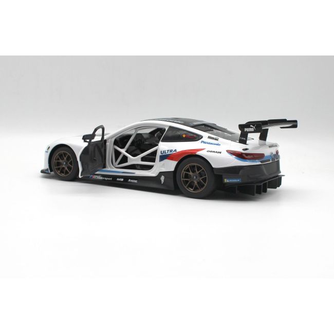MASINUTA CONSTRUIBILA CU TELECOMANDA BMW M8 GTE SCARA 1 LA 18 VIVRas97200