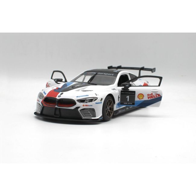 MASINUTA CONSTRUIBILA CU TELECOMANDA BMW M8 GTE SCARA 1 LA 18 VIVRas97200