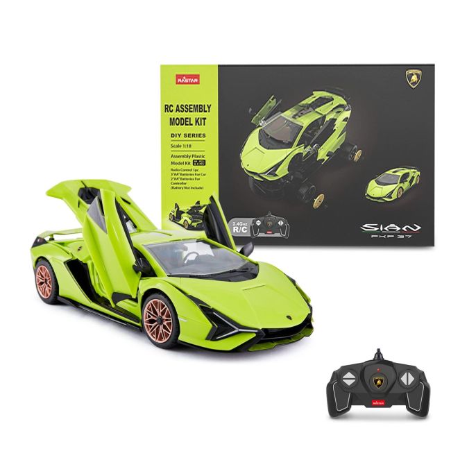MASINUTA CONSTRUIBILA CU TELECOMANDA LAMBORGHINI SIAN FKP 37 SCARA 1 LA 18 VIVRas97400