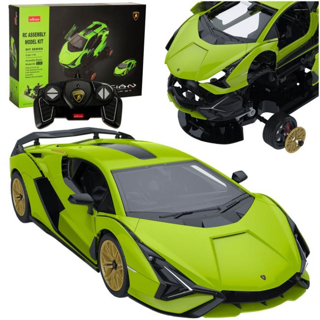 MASINUTA CONSTRUIBILA CU TELECOMANDA LAMBORGHINI SIAN FKP 37 SCARA 1 LA 18 VIVRas97400