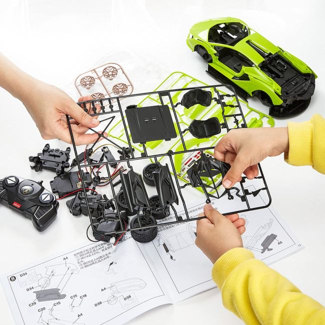 MASINUTA CONSTRUIBILA CU TELECOMANDA LAMBORGHINI SIAN FKP 37 SCARA 1 LA 18 VIVRas97400