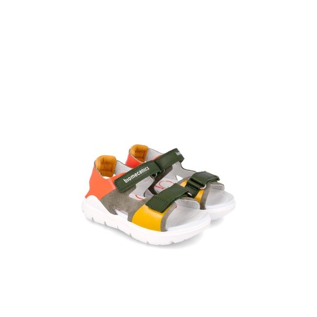 Sandale pentru copii biomecanics, militar 242272-c-33