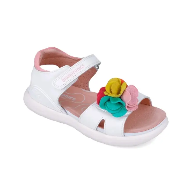 Sandalele pentru copii biomecanics 252241, alb 252241-b-33