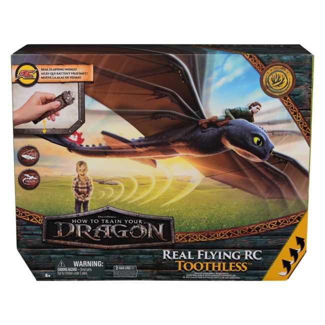 CUM SA ITI DRESEZI DRAGONUL FIGURINA DRAGON TOOTHLESS ZBURATOR CU TELECOMANDA VIV6074369