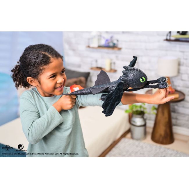 CUM SA ITI DRESEZI DRAGONUL HUG SI GLIDE FIGURINA DRAGON TOOTHLESS VIV6072913