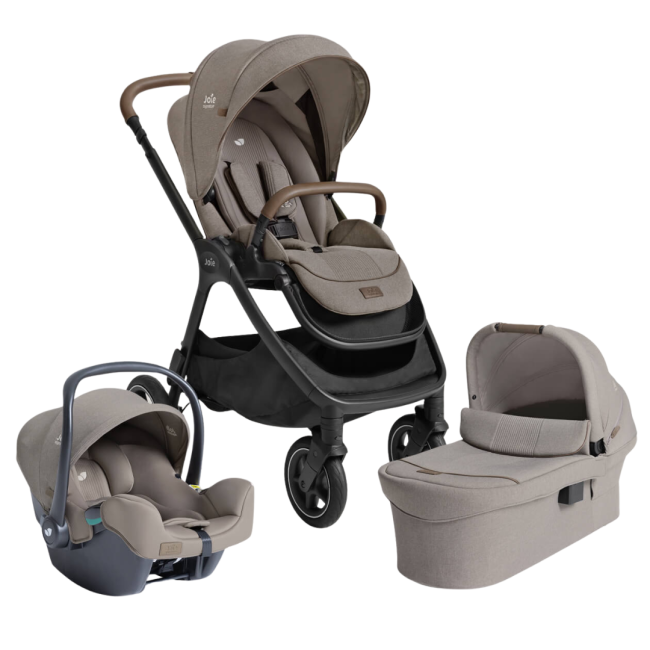 Joie - carucior pentru copii multifunctional 3 in 1 finiti signature maple (carucior finiti + landou ramble xl + scoica i-snug) bbbt1606aampl000