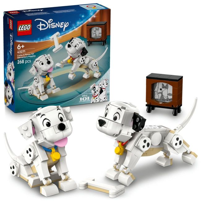 LEGO DISNEY CATELUSII LUCKY SI PENNY DIN 101 DALMATIENI 43271 VIVLEGO43271