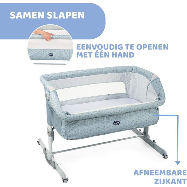Patut Chicco CO-Sleeping Next2Me Dream, Sage (Turcoaz), 0luni+ CHC7944576-8