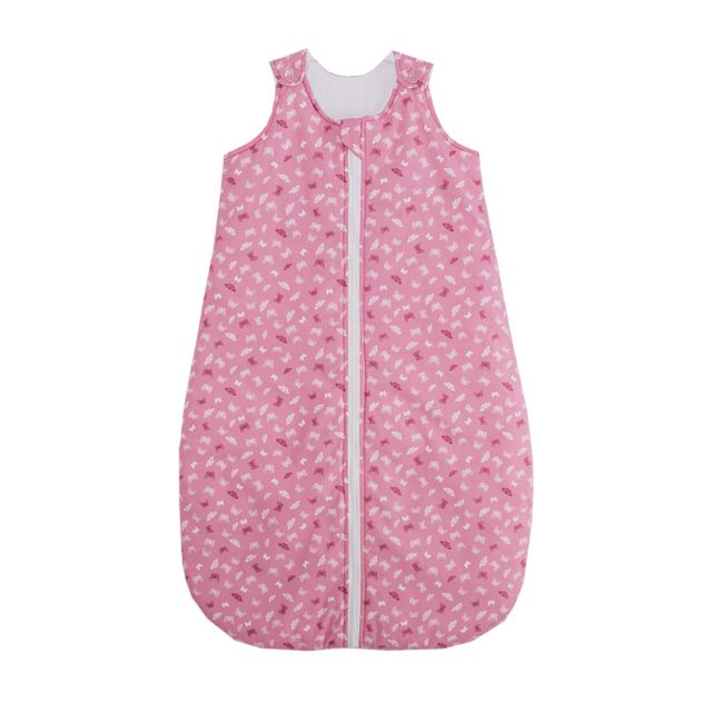 Sac de dormit Fluturasi roz, 70 cm, 0.5 tog KDEABC