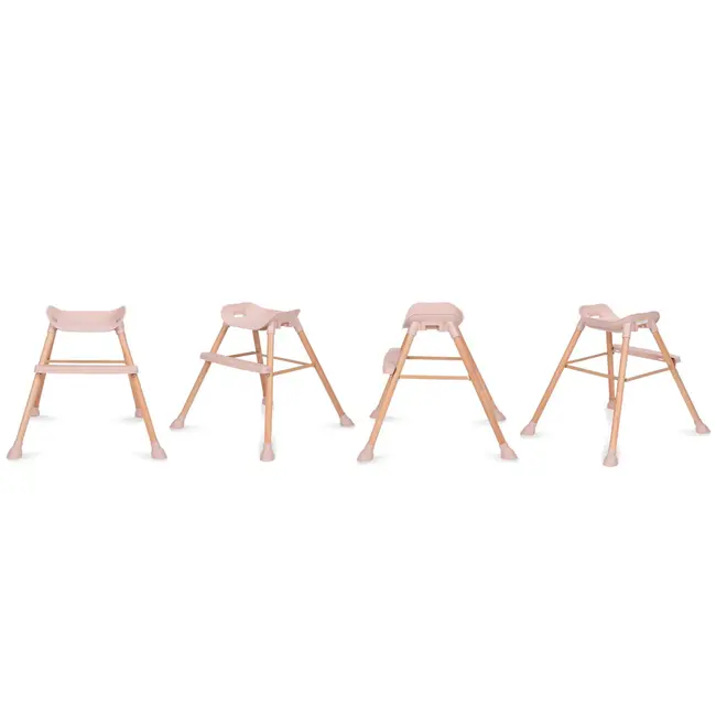 Scaun De Masa 4in1 Pentru Bebelusi Si Copii, Eatan Wood, Inaltime Ajustabila, Varsta 0-15 Kg, Centura De Siguranta In 5 Puncte, Depozitare, Roz Pjbkrwyeat01a0