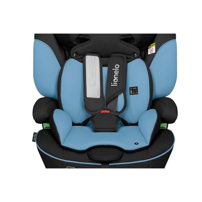 Scaun auto, Lionelo, Levi i-Size, Universal, Instalare FWF, Cu tetiera reglabila in 10 pozitii, Cu spatar detasabil, 76-150 cm, Conform cu R129, Albastru BYNLO-LEVI_I-SIZE_BLUE_COBALT
