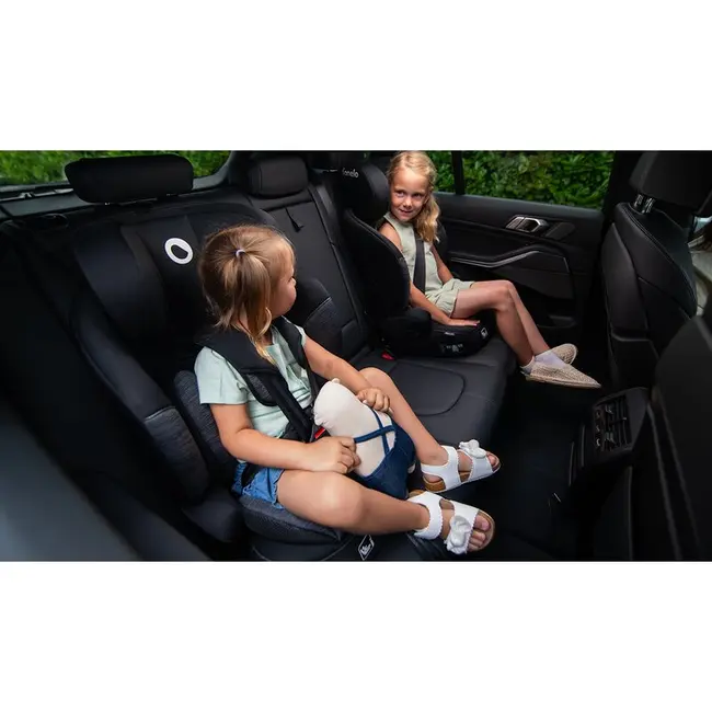 Scaun auto, Lionelo, Levi i-Size, Universal, Instalare FWF, Cu tetiera reglabila in 10 pozitii, Cu spatar detasabil, 76-150 cm, Conform cu R129, Albastru BYNLO-LEVI_I-SIZE_BLUE_COBALT
