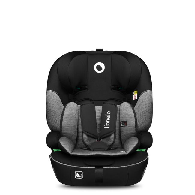 Scaun auto, Lionelo, Levi i-Size, Universal, Instalare FWF, Cu tetiera reglabila in 10 pozitii, Cu spatar detasabil, 76-150 cm, Conform cu R129, Gri BYNLO-LEVI_I-SIZE_BLACK_GREY