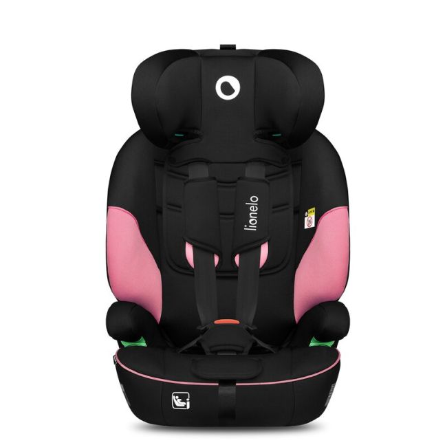 Scaun auto, Lionelo, Levi i-Size, Universal, Instalare FWF, Cu tetiera reglabila in 10 pozitii, Cu spatar detasabil, 76-150 cm, Conform cu R129, Roz BYNLO-LEVI_I-SIZE_PINK_BABY