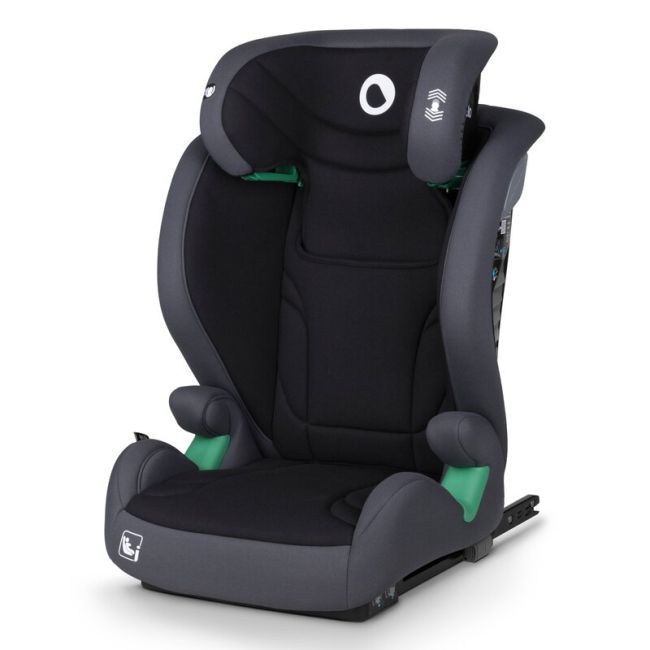 Scaun auto, Lionelo, i-Size Igo, 100- 150 cm, Cu isofix, Protectie laterala, Ajustare spatar in 2 pozitii, Tetiera Tri-Guard reglabila in 11 pozitii, Conform cu standardul european de securitate R129, Gri BYNLO-IGO_I-SIZE_GREY_GRAPHITE