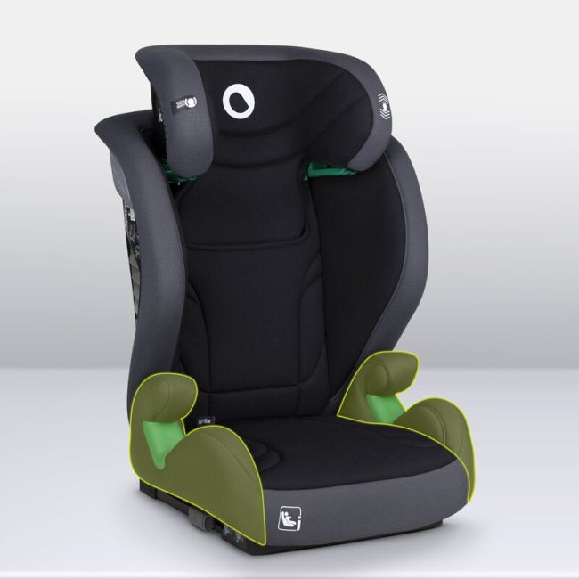 Scaun auto, Lionelo, i-Size Igo, 100- 150 cm, Cu isofix, Protectie laterala, Ajustare spatar in 2 pozitii, Tetiera Tri-Guard reglabila in 11 pozitii, Conform cu standardul european de securitate R129, Gri BYNLO-IGO_I-SIZE_GREY_GRAPHITE