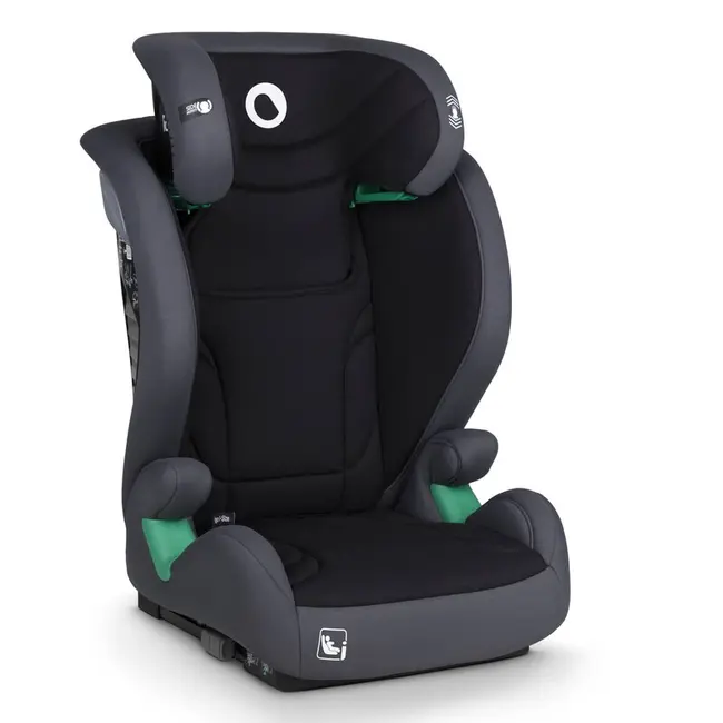 Scaun auto, Lionelo, i-Size Igo, 100- 150 cm, Cu isofix, Protectie laterala, Ajustare spatar in 2 pozitii, Tetiera Tri-Guard reglabila in 11 pozitii, Conform cu standardul european de securitate R129, Gri BYNLO-IGO_I-SIZE_GREY_GRAPHITE