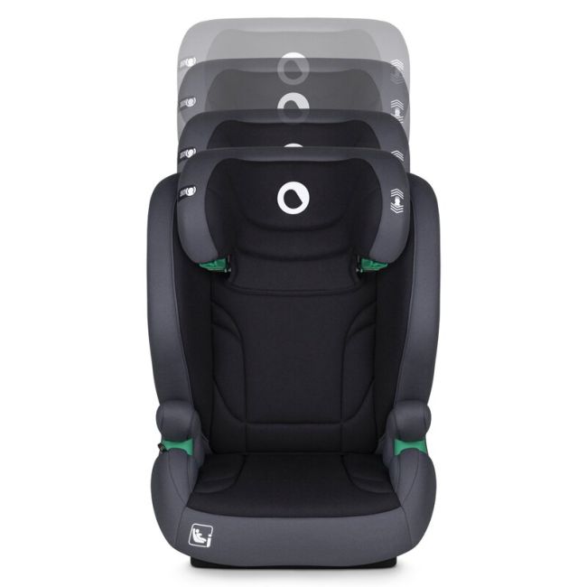 Scaun auto, Lionelo, i-Size Igo, 100- 150 cm, Cu isofix, Protectie laterala, Ajustare spatar in 2 pozitii, Tetiera Tri-Guard reglabila in 11 pozitii, Conform cu standardul european de securitate R129, Gri BYNLO-IGO_I-SIZE_GREY_GRAPHITE
