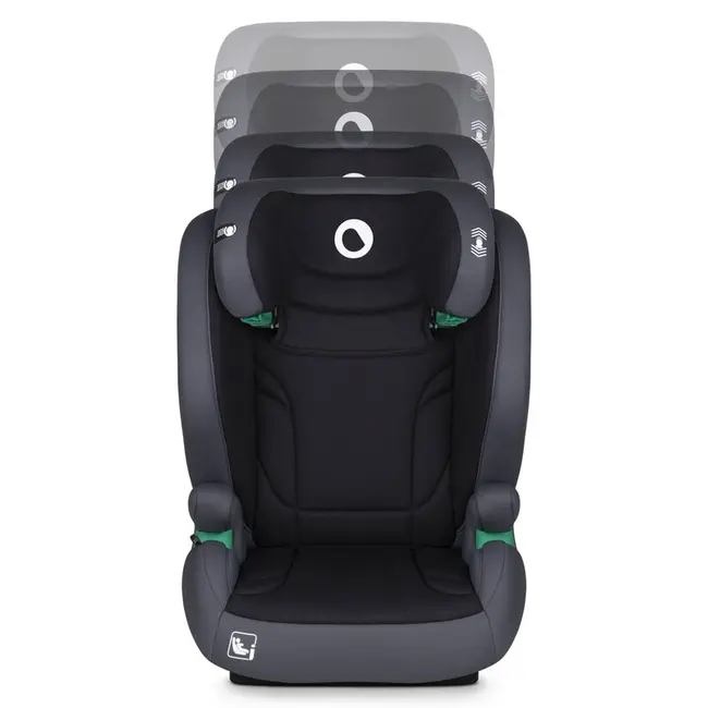 Scaun auto, Lionelo, i-Size Igo, 100- 150 cm, Cu isofix, Protectie laterala, Ajustare spatar in 2 pozitii, Tetiera Tri-Guard reglabila in 11 pozitii, Conform cu standardul european de securitate R129, Gri BYNLO-IGO_I-SIZE_GREY_GRAPHITE