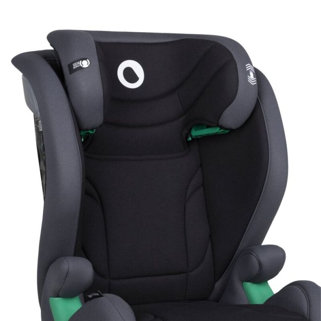 Scaun auto, Lionelo, i-Size Igo, 100- 150 cm, Cu isofix, Protectie laterala, Ajustare spatar in 2 pozitii, Tetiera Tri-Guard reglabila in 11 pozitii, Conform cu standardul european de securitate R129, Gri BYNLO-IGO_I-SIZE_GREY_GRAPHITE