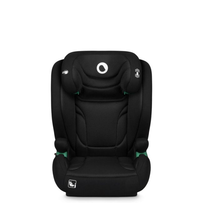 Scaun auto, Lionelo, i-Size Igo, 100- 150 cm, Cu isofix, Protectie laterala, Ajustare spatar in 2 pozitii, Tetiera Tri-Guard reglabila in 11 pozitii, Conform cu standardul european de securitate R129, Negru BYNLO-IGO_I-SIZE_BLACK_CARBON