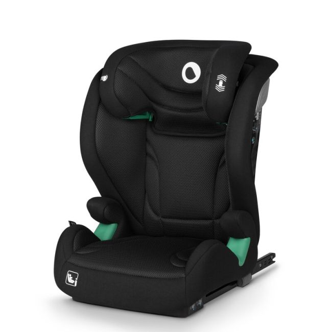 Scaun auto, Lionelo, i-Size Igo, 100- 150 cm, Cu isofix, Protectie laterala, Ajustare spatar in 2 pozitii, Tetiera Tri-Guard reglabila in 11 pozitii, Conform cu standardul european de securitate R129, Negru BYNLO-IGO_I-SIZE_BLACK_CARBON