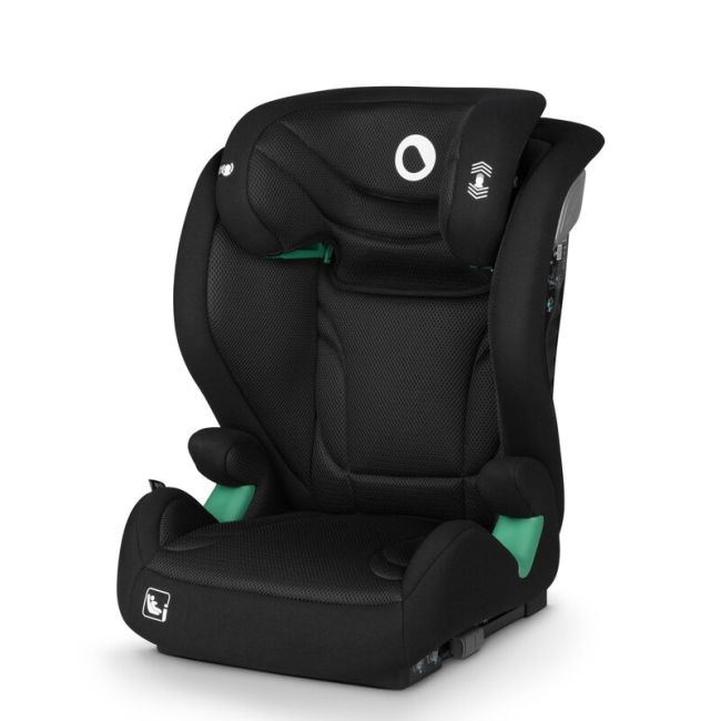 Scaun auto, Lionelo, i-Size Igo, 100- 150 cm, Cu isofix, Protectie laterala, Ajustare spatar in 2 pozitii, Tetiera Tri-Guard reglabila in 11 pozitii, Conform cu standardul european de securitate R129, Negru BYNLO-IGO_I-SIZE_BLACK_CARBON