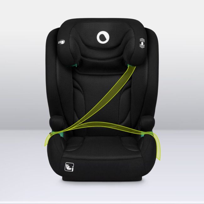 Scaun auto, Lionelo, i-Size Igo, 100- 150 cm, Cu isofix, Protectie laterala, Ajustare spatar in 2 pozitii, Tetiera Tri-Guard reglabila in 11 pozitii, Conform cu standardul european de securitate R129, Negru BYNLO-IGO_I-SIZE_BLACK_CARBON
