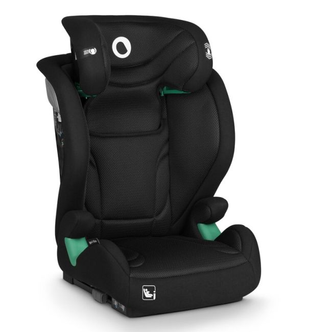 Scaun auto, Lionelo, i-Size Igo, 100- 150 cm, Cu isofix, Protectie laterala, Ajustare spatar in 2 pozitii, Tetiera Tri-Guard reglabila in 11 pozitii, Conform cu standardul european de securitate R129, Negru BYNLO-IGO_I-SIZE_BLACK_CARBON
