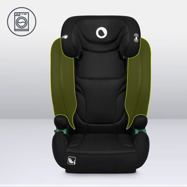 Scaun auto, Lionelo, i-Size Igo, 100- 150 cm, Cu isofix, Protectie laterala, Ajustare spatar in 2 pozitii, Tetiera Tri-Guard reglabila in 11 pozitii, Conform cu standardul european de securitate R129, Negru BYNLO-IGO_I-SIZE_BLACK_CARBON