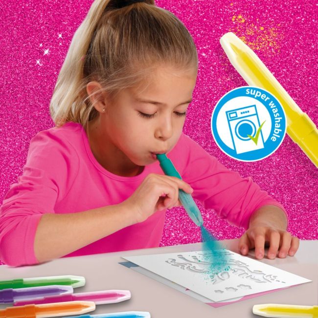 Set creativ carioci cu aerograf - unicorni sa14725