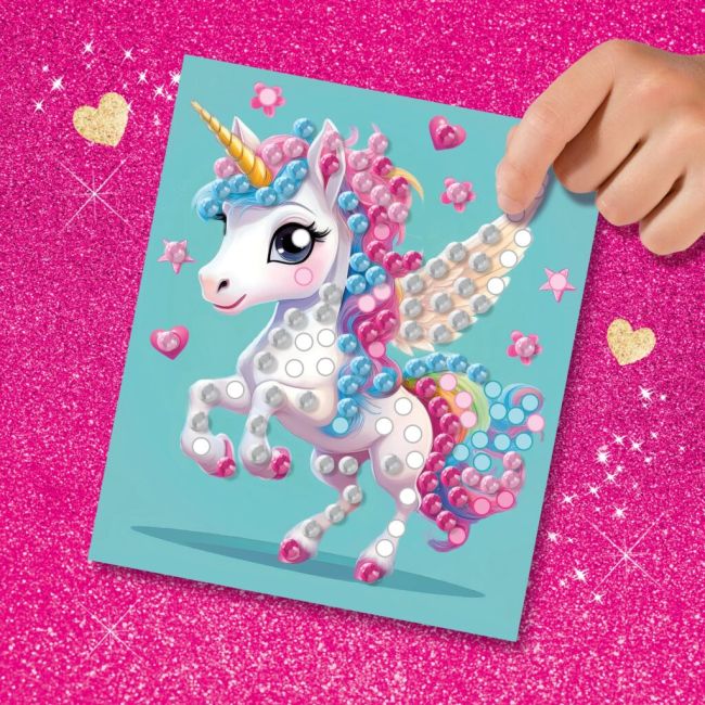Set creativ cu diamante - unicorni sa14726