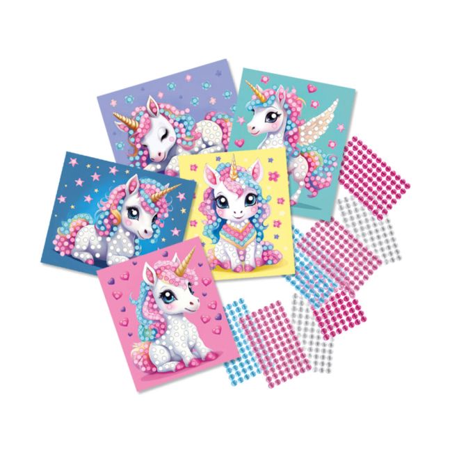 Set creativ cu diamante - unicorni sa14726