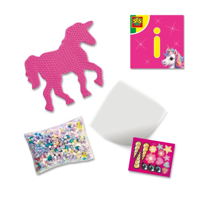 Set creativ cu margelute si abtibilduri - unicorni sa14728