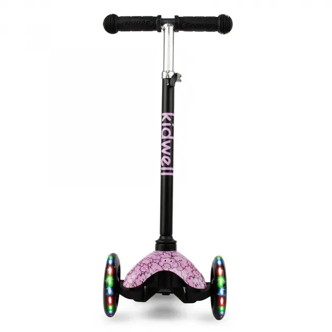 Trotineta Copii, Reglabila, Roti Luminoase, Uno Clouds, 3+ Ani, Pana La 25 Kg, Kidwell Pjbhubauno02a3